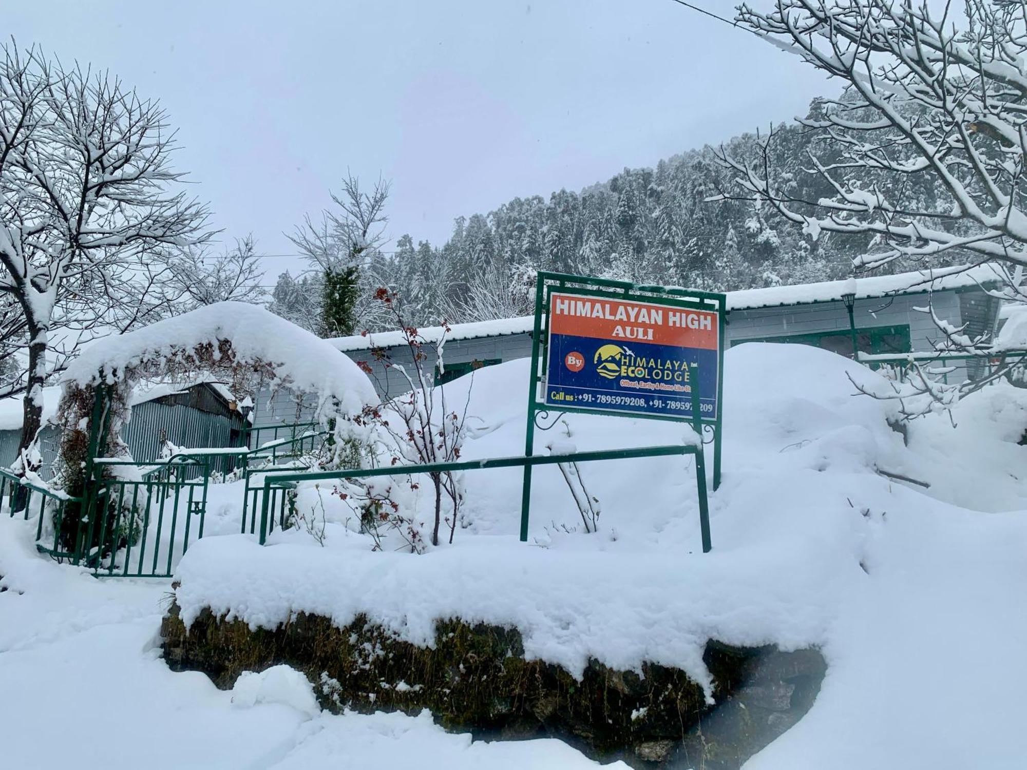 Himalayan High, Auli, By Himalayan Eco Lodges Joshīmath 외부 사진